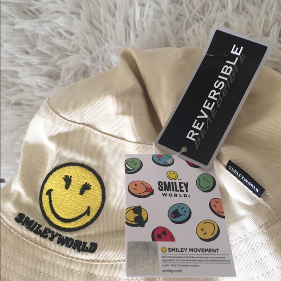 Smiley World Reversible Bucket Hat - Picture 8 of 8